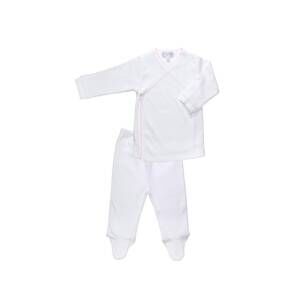 NEW NELLA PIMA bubble baby kimono in pink picot trim